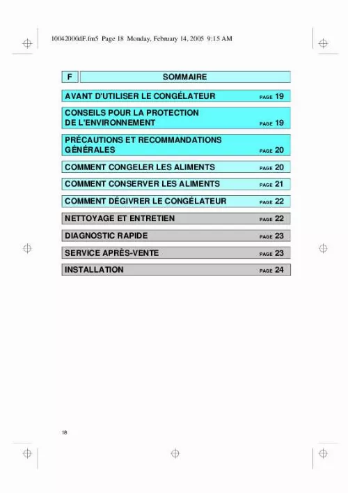 Mode d'emploi WHIRLPOOL 4235 SI