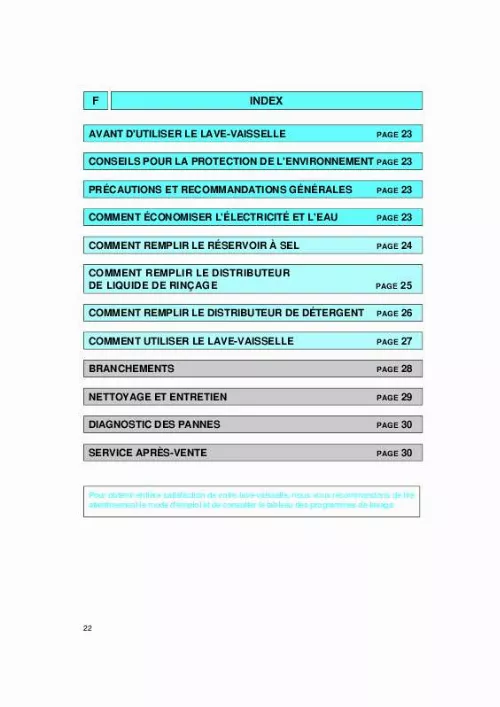 Mode d'emploi WHIRLPOOL ADG 944/3 IX