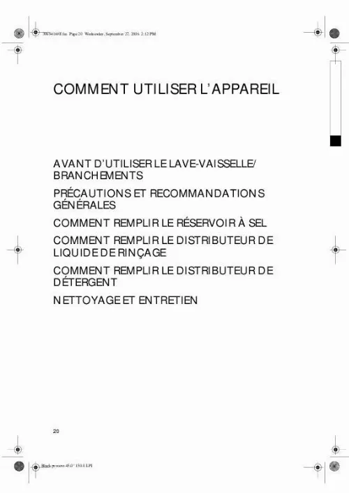 Mode d'emploi WHIRLPOOL ADP 4556/7 WH