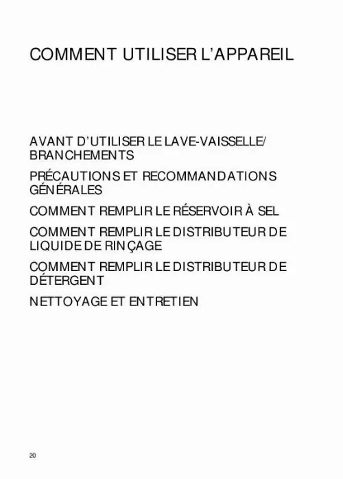 Mode d'emploi WHIRLPOOL ADP 7962/3 WH