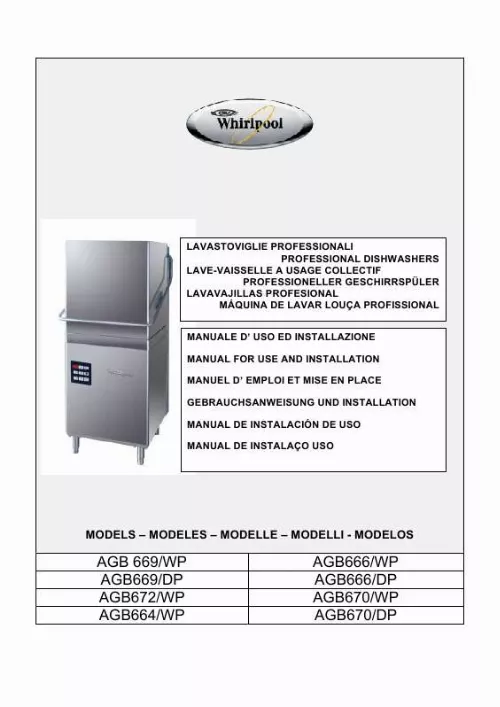 Mode d'emploi WHIRLPOOL AGB 666/WP