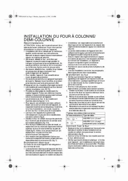 Mode d'emploi WHIRLPOOL AKP 153/IX