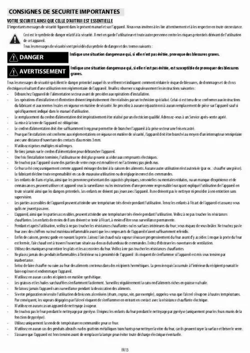 Mode d'emploi WHIRLPOOL AKP 567/IX/01