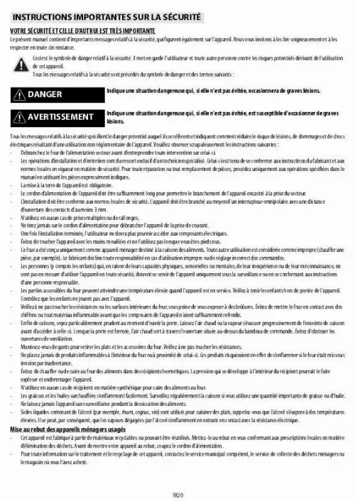 Mode d'emploi WHIRLPOOL AKP 589/WH