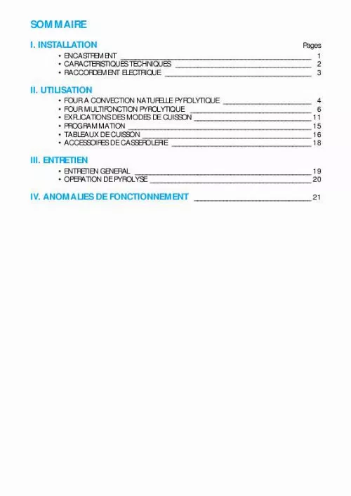 Mode d'emploi WHIRLPOOL AKP 915 NB