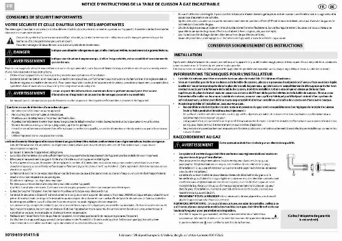 Mode d'emploi WHIRLPOOL AKR 3720/IX