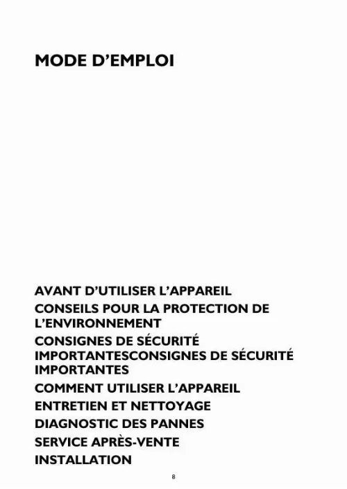 Mode d'emploi WHIRLPOOL AKR 639 IX WP