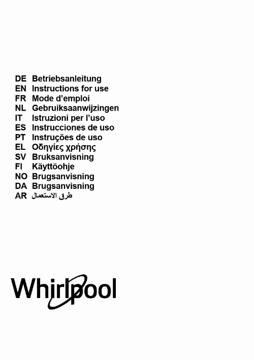 Mode d'emploi WHIRLPOOL AKR 6390/IX