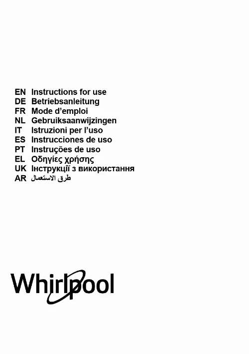 Mode d'emploi WHIRLPOOL AKR 650/1 IX