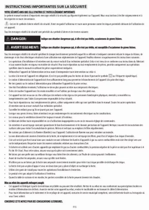 Mode d'emploi WHIRLPOOL AKR685IX