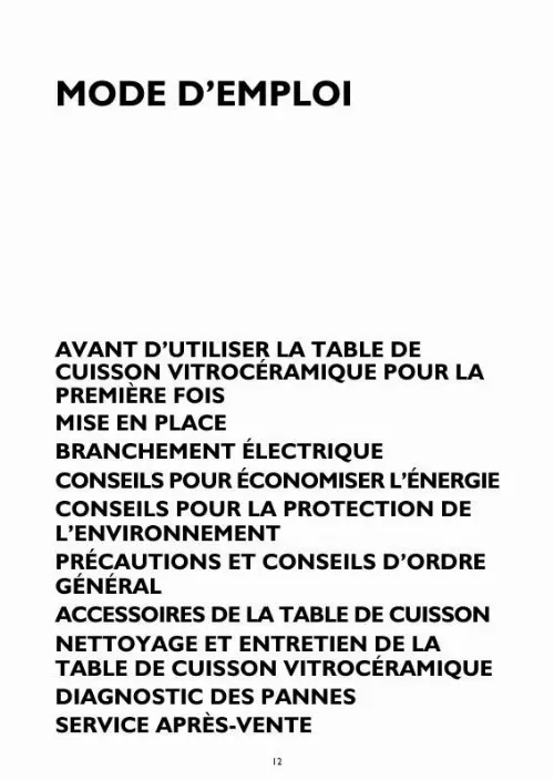 Mode d'emploi WHIRLPOOL AKT 155/IX