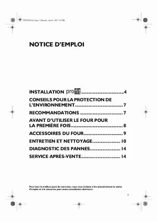 Mode d'emploi WHIRLPOOL AKZ 802/WH