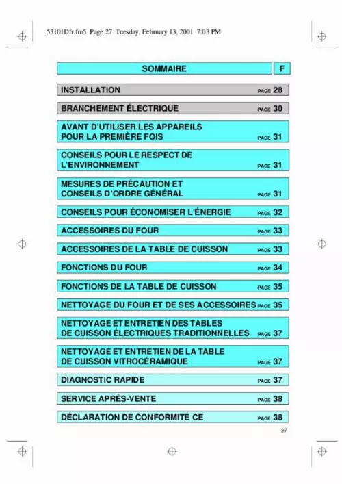 Mode d'emploi WHIRLPOOL AKZ232WH