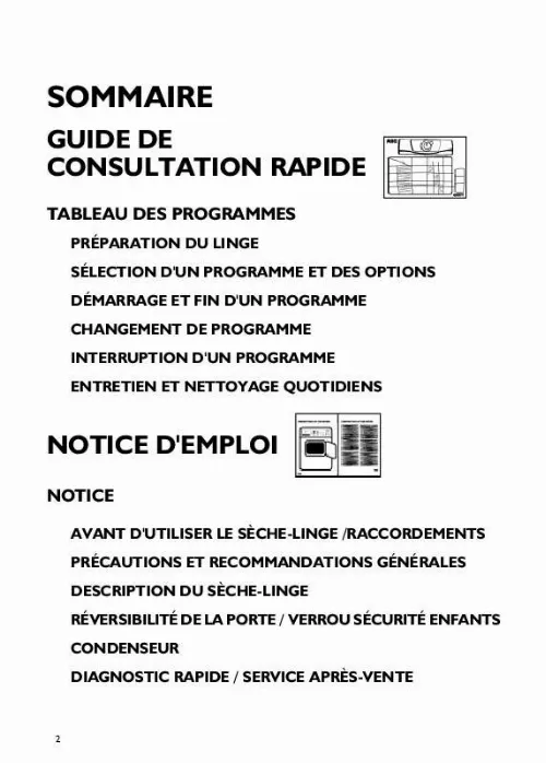 Mode d'emploi WHIRLPOOL AM 3695