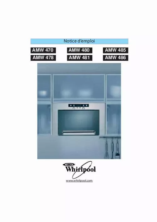 Mode d'emploi WHIRLPOOL AMW 480 WH