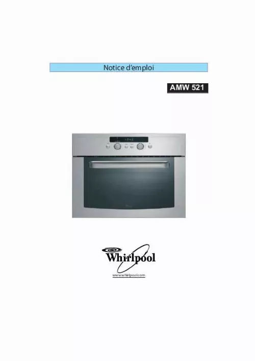 Mode d'emploi WHIRLPOOL AMW 521 MR