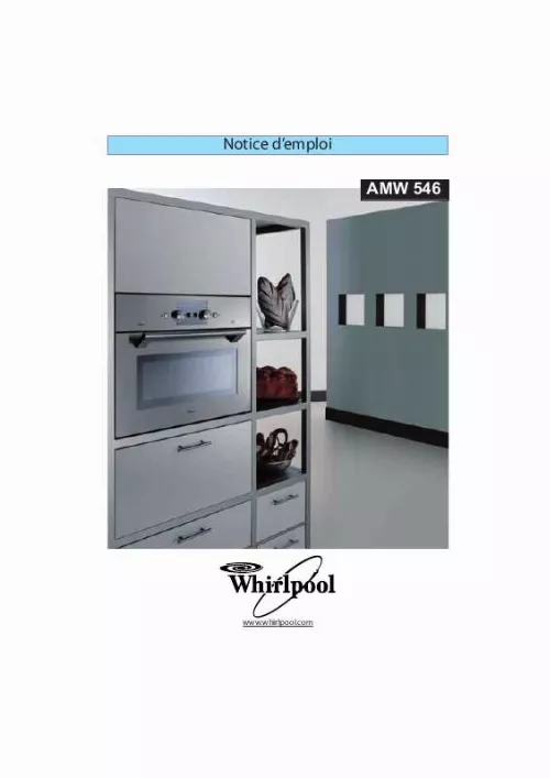 Mode d'emploi WHIRLPOOL AMW 546 WH