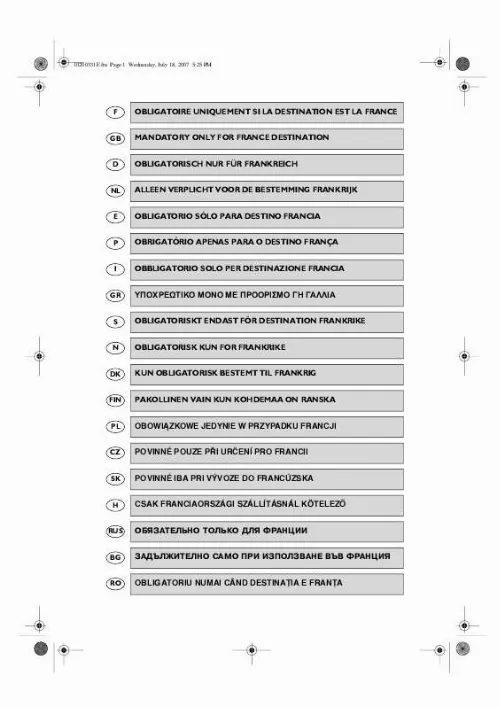 Mode d'emploi WHIRLPOOL ART 489/5