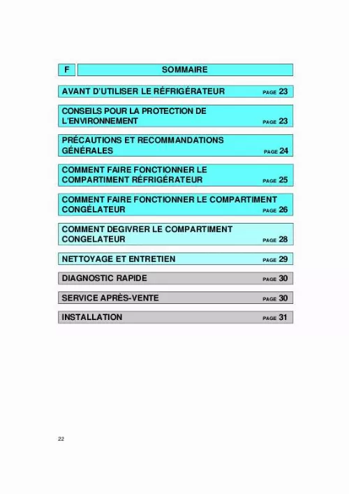 Mode d'emploi WHIRLPOOL ARZ 515/H