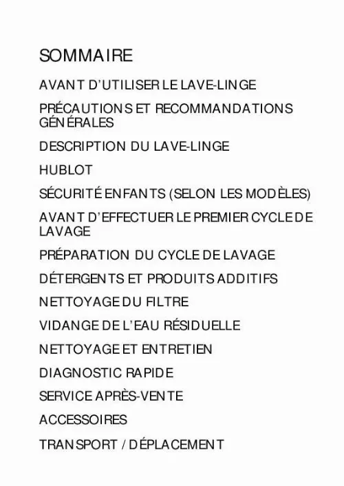 Mode d'emploi WHIRLPOOL AWO/D 47110