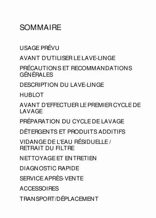 Mode d'emploi WHIRLPOOL AWOE 7741