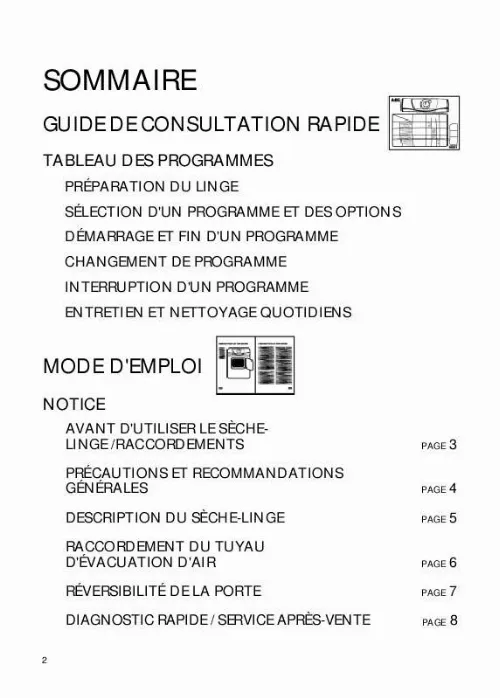 Mode d'emploi WHIRLPOOL AWZ 2303