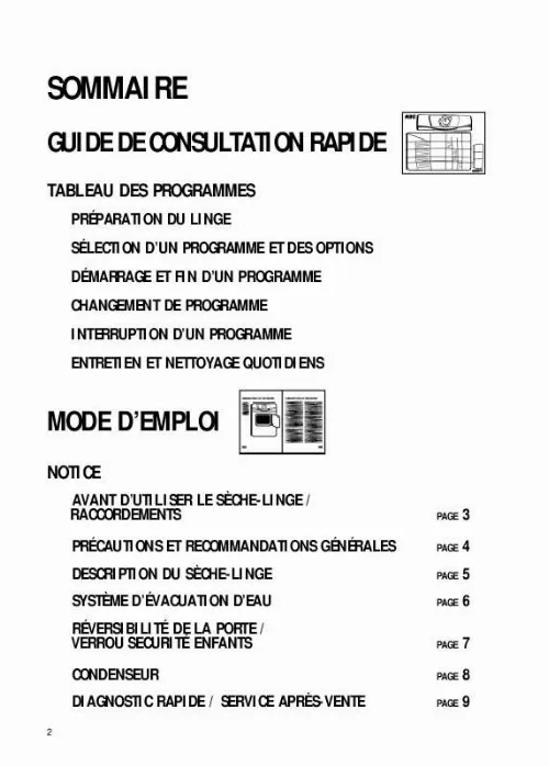 Mode d'emploi WHIRLPOOL AWZ 6303