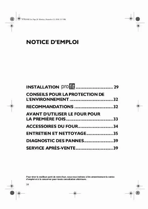 Mode d'emploi WHIRLPOOL BLPE 6100 IN