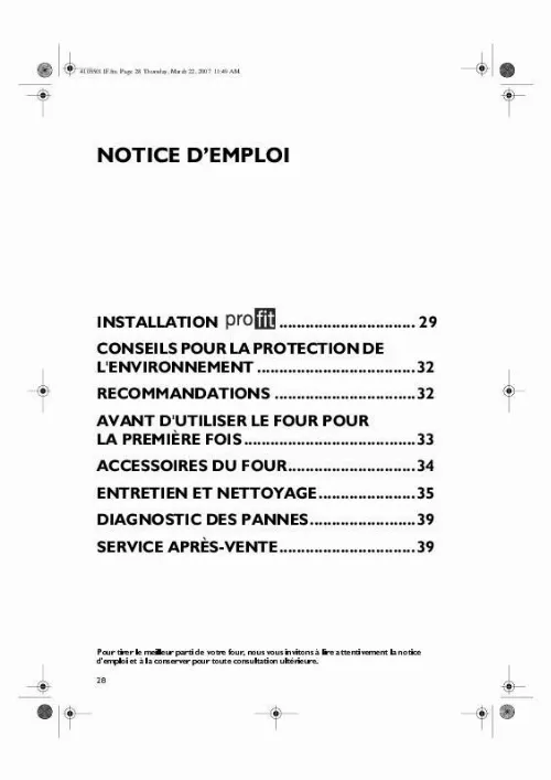 Mode d'emploi WHIRLPOOL BLPE 8009 IN