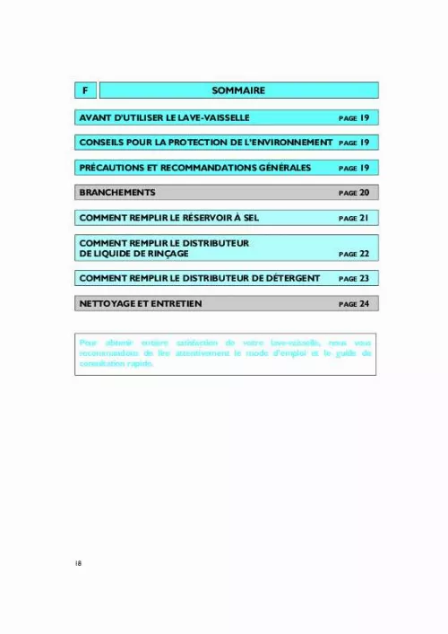 Mode d'emploi WHIRLPOOL C 435