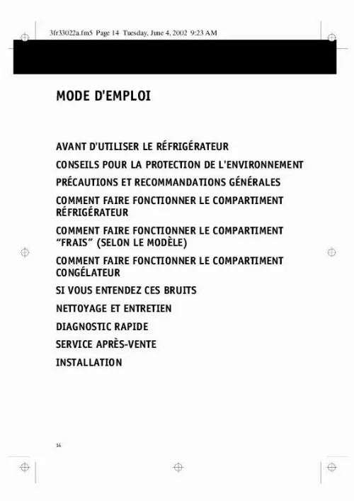 Mode d'emploi WHIRLPOOL CW 491 WH CD