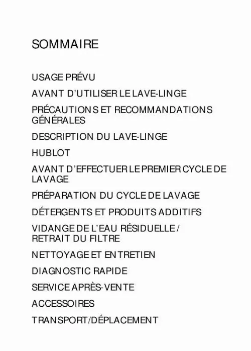 Mode d'emploi WHIRLPOOL ECO SILVER 90