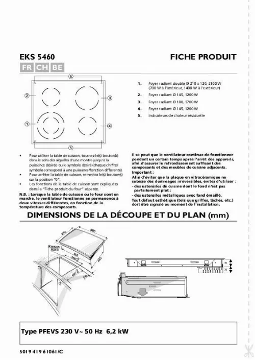 Mode d'emploi WHIRLPOOL EKS 3460 BR