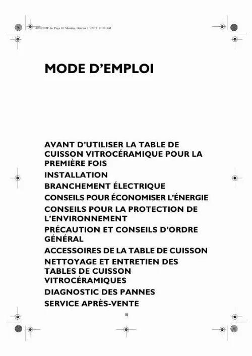 Mode d'emploi WHIRLPOOL ETPS 8460/IN