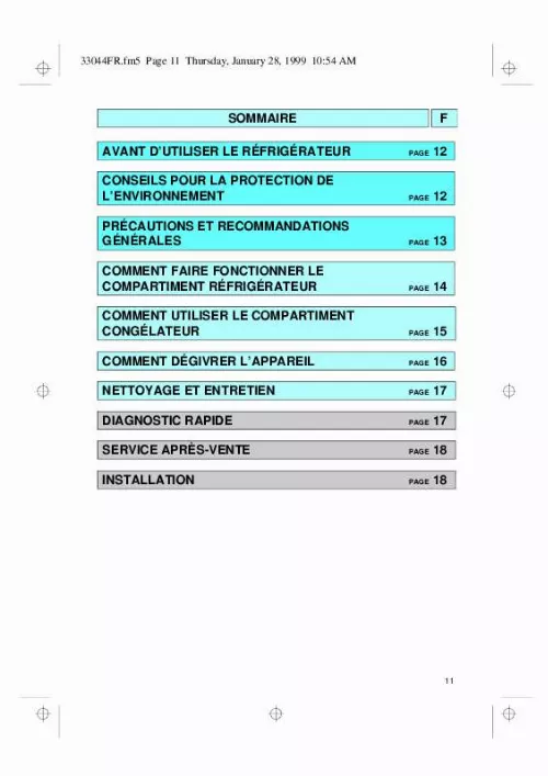 Mode d'emploi WHIRLPOOL EV 2553