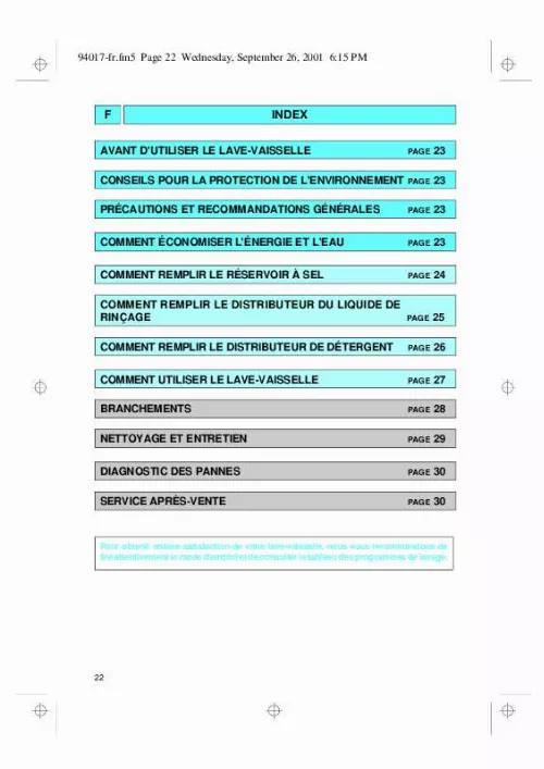 Mode d'emploi WHIRLPOOL GSF 4851 TW-BR