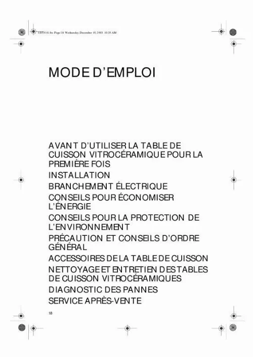 Mode d'emploi WHIRLPOOL HOB 601 B