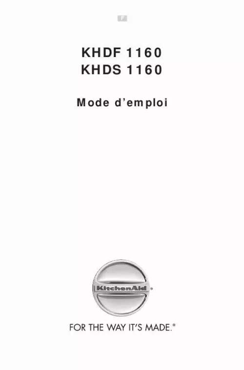 Mode d'emploi WHIRLPOOL KHDS 1160/I