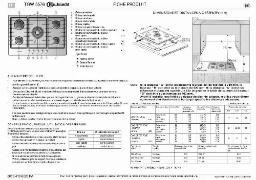 Mode d'emploi WHIRLPOOL TGW 5576/IN/01