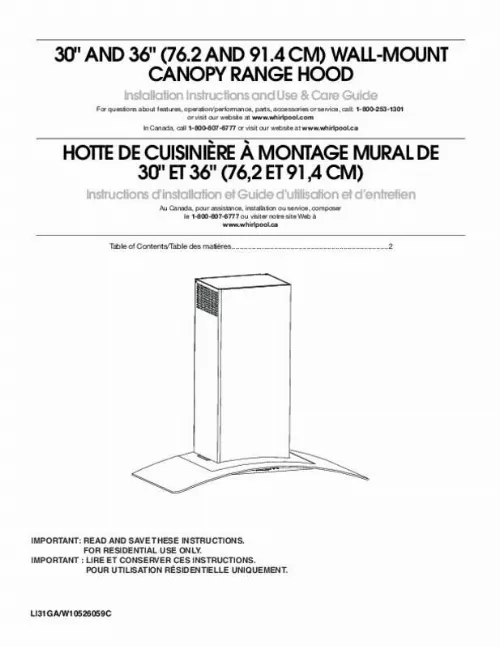 Mode d'emploi WHIRLPOOL UXW6530BSS