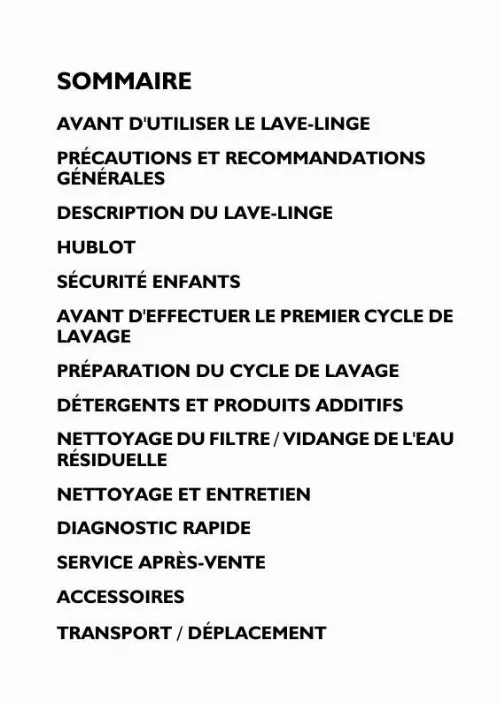 Mode d'emploi WHIRLPOOL WAK 6466