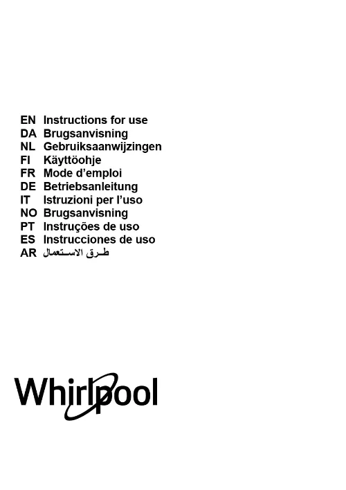 Mode d'emploi WHIRLPOOL WHBS 64 FLMX