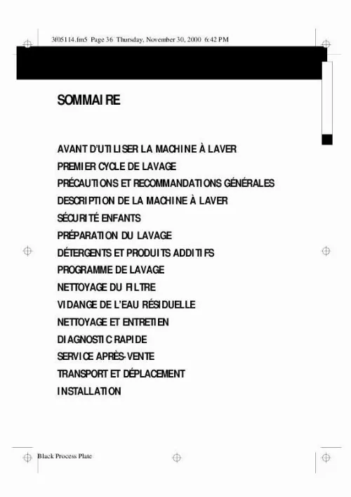 Mode d'emploi WHIRLPOOL WHM 142 W