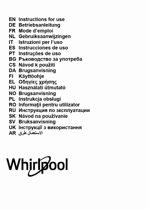 Mode d'emploi WHIRLPOOL WSLK 66/2 AS X