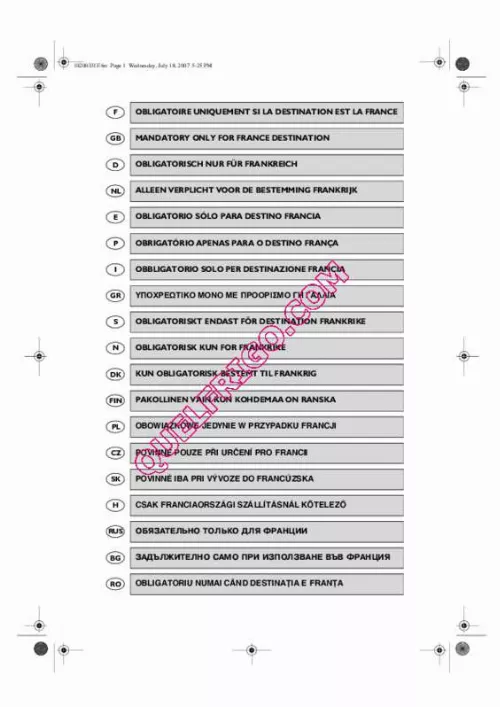 Mode d'emploi WHIRLPOOL WTE 33221 A+ NFW