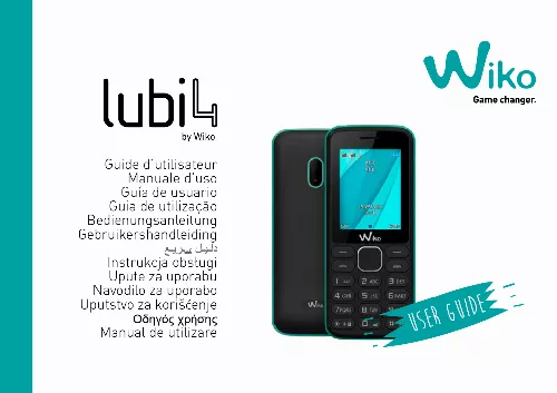 Mode d'emploi WIKO LUBI 4