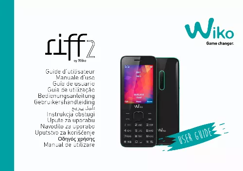 Mode d'emploi WIKO RIFF 2