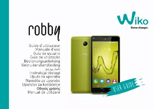 Mode d'emploi WIKO ROBBY