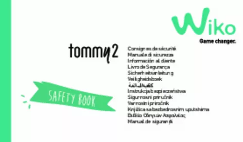 Mode d'emploi WIKO TOMMY 2
