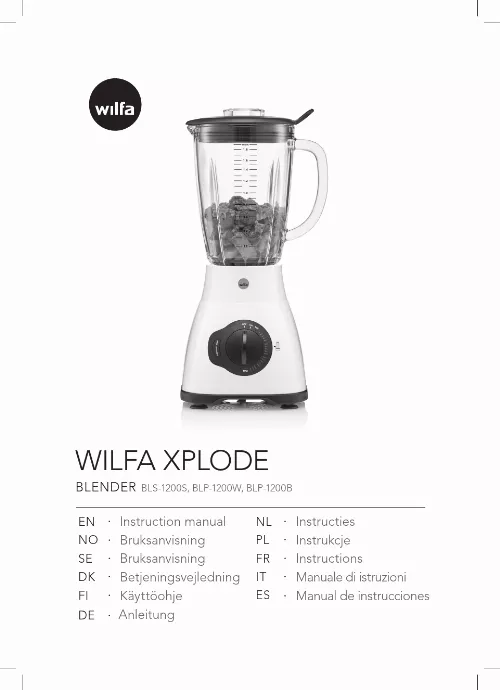 Mode d'emploi WILFA BLP-1200